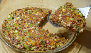 Quarantine Kitchen: Crustless Cheese Quiche
